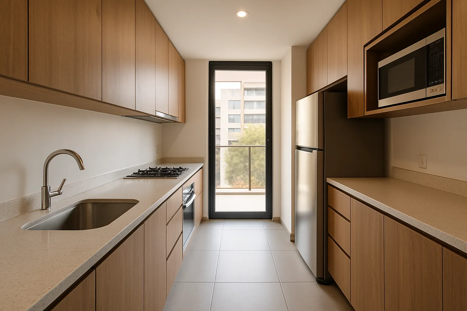 Departamento en venta en Providencia, piso 8 con balcón — foto 3 de 5